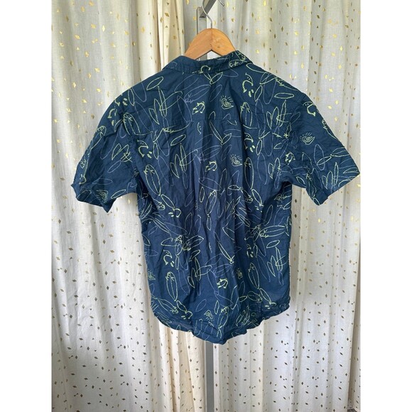 Quiksilver Big Boys 100% Cotton Regular Fit Da Board Rush Button Down Shirt XL - Picture 4 of 5